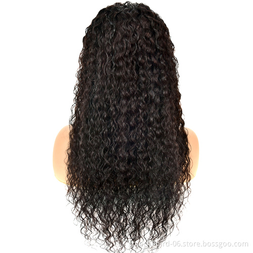 Human Hair jerry Curly Closure Bob Wig black women 150% Density wholesale 13x4 lace closure wig Malaysian Jerry Curly Wig